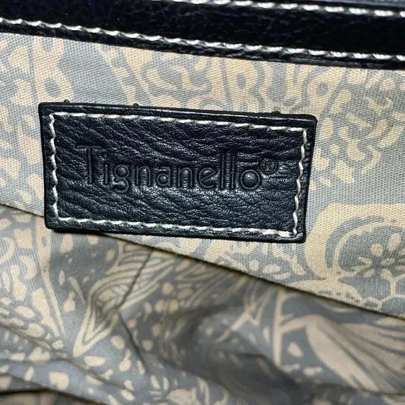 Tignanello Genuine Leather-Handbag - Picture 5 of 6